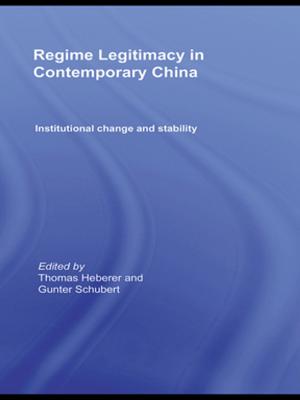 bigCover of the book Regime Legitimacy in Contemporary China by 
