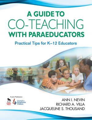 Cover of the book A Guide to Co-Teaching With Paraeducators by Jared Covili, Nicholas Provenzano