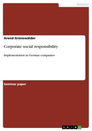 Cover of the book Corporate social responsibility by Simon Stumpf