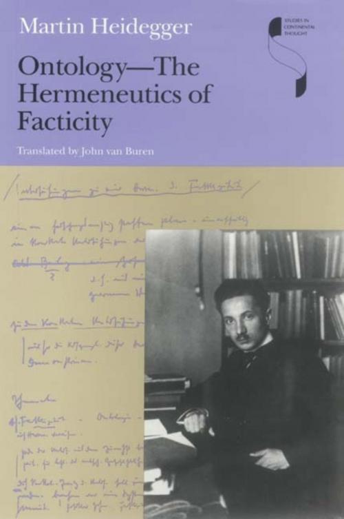 Cover of the book Ontology--The Hermeneutics of Facticity by Martin Heidegger, Indiana University Press