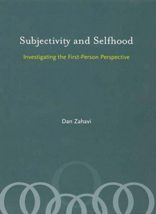 Cover of the book Subjectivity and Selfhood by Dan Zahavi, The MIT Press