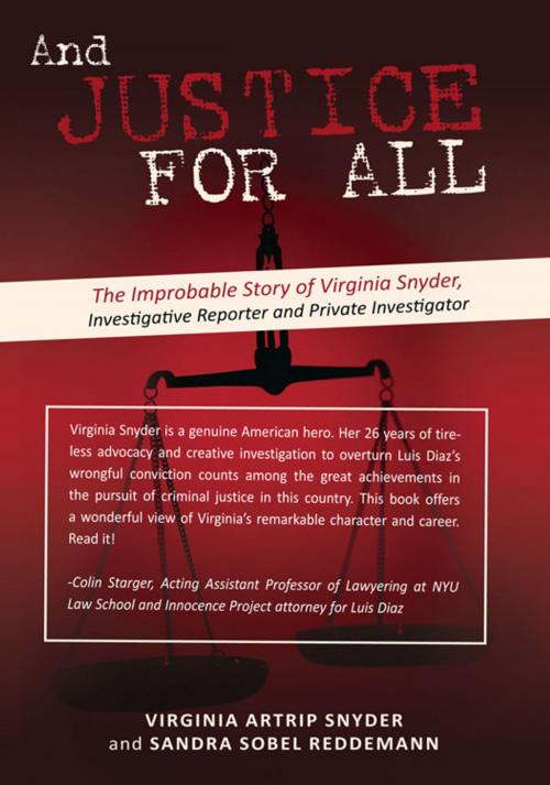 Cover of the book And Justice for All by Virginia Snyder, iUniverse