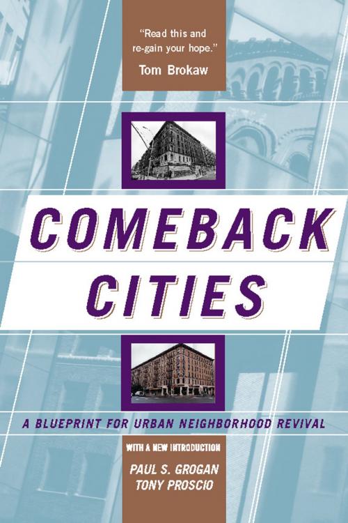 Cover of the book Comeback Cities by Paul Grogan, Tony Proscio, Basic Books