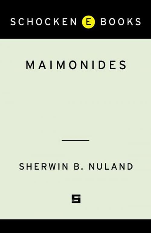 Cover of the book Maimonides by Sherwin B. Nuland, Knopf Doubleday Publishing Group