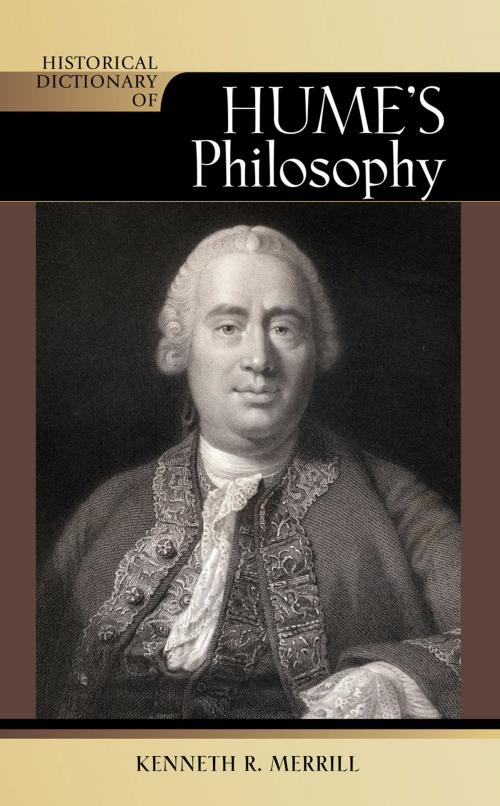 Cover of the book Historical Dictionary of Hume's Philosophy by Kenneth R. Merrill, Scarecrow Press