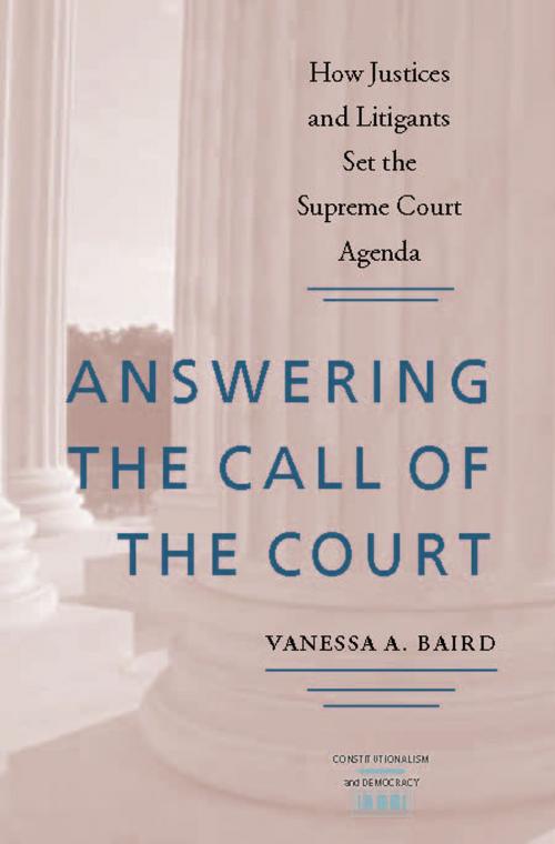 Cover of the book Answering the Call of the Court by Vanessa A. Baird, University of Virginia Press