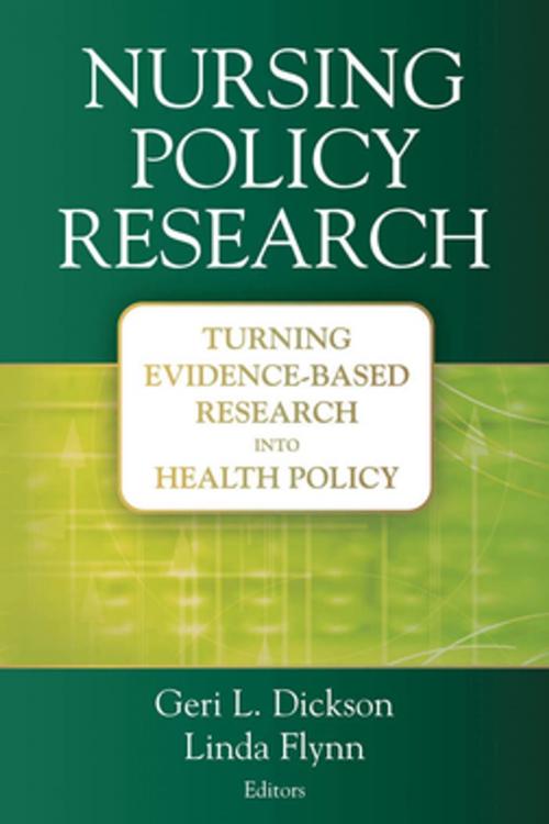 Cover of the book Nursing Policy Research by , Springer Publishing Company