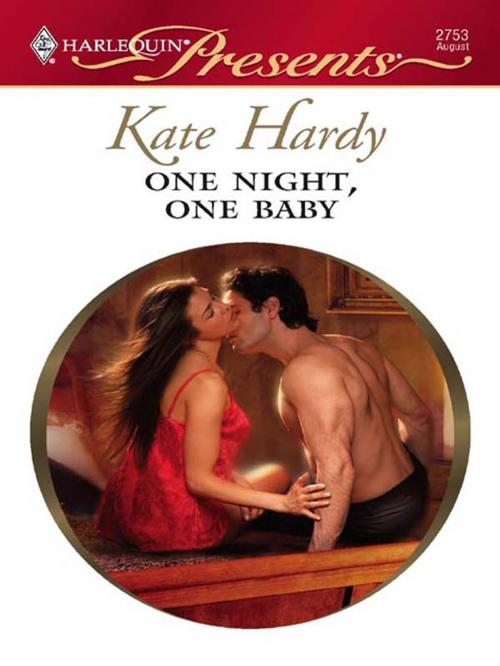 Cover of the book One Night, One Baby by Kate Hardy, Harlequin