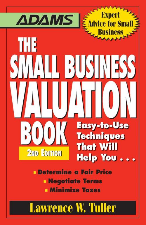 Cover of the book The Small Business Valuation Book by Lawrence W Tuller, Adams Media