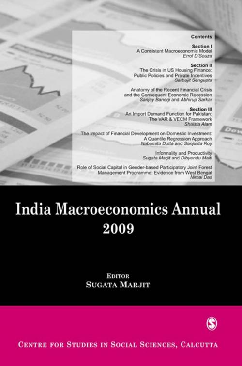 Cover of the book India Macroeconomics Annual 2009 by , SAGE Publications