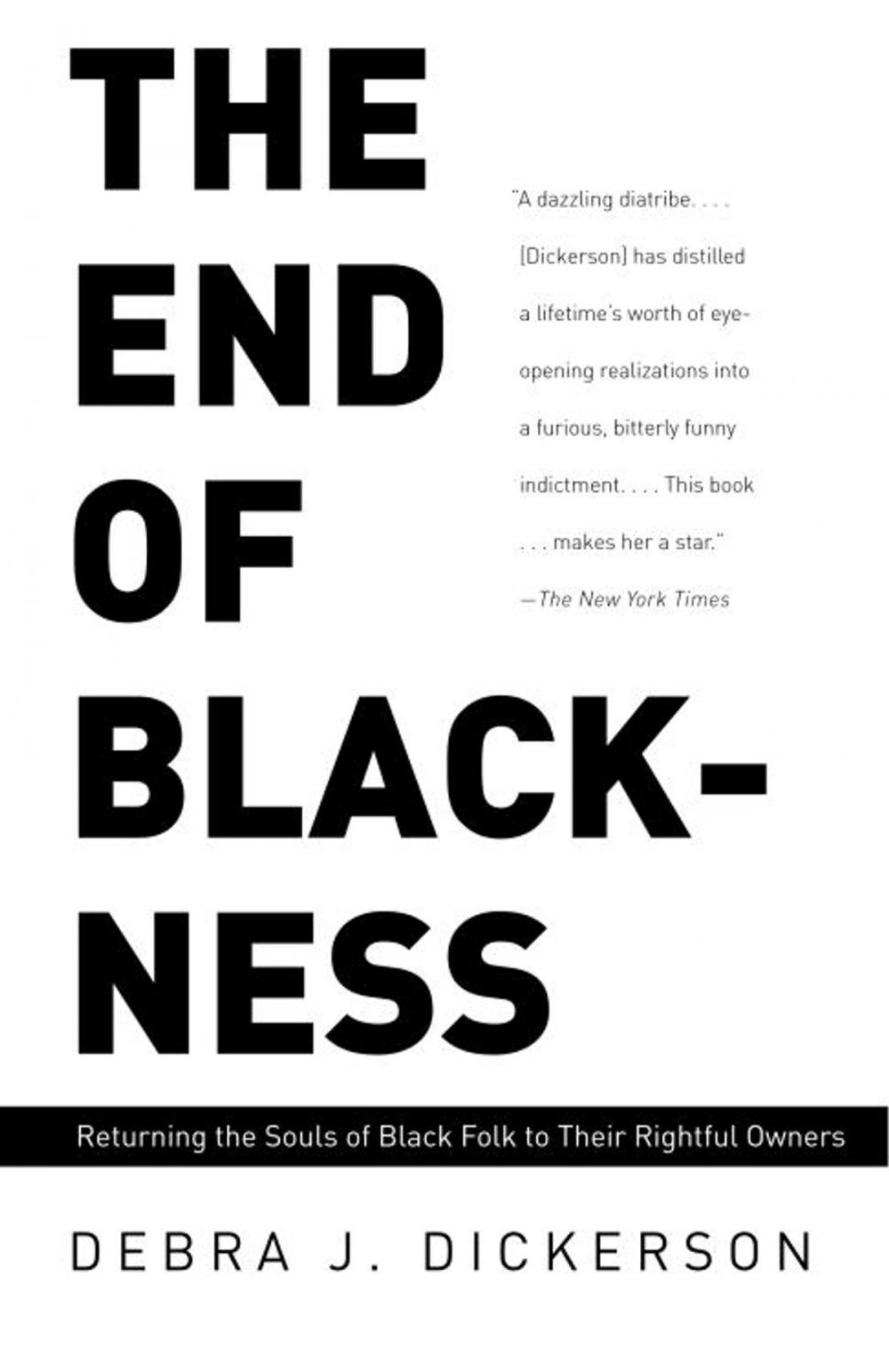 Big bigCover of The End of Blackness