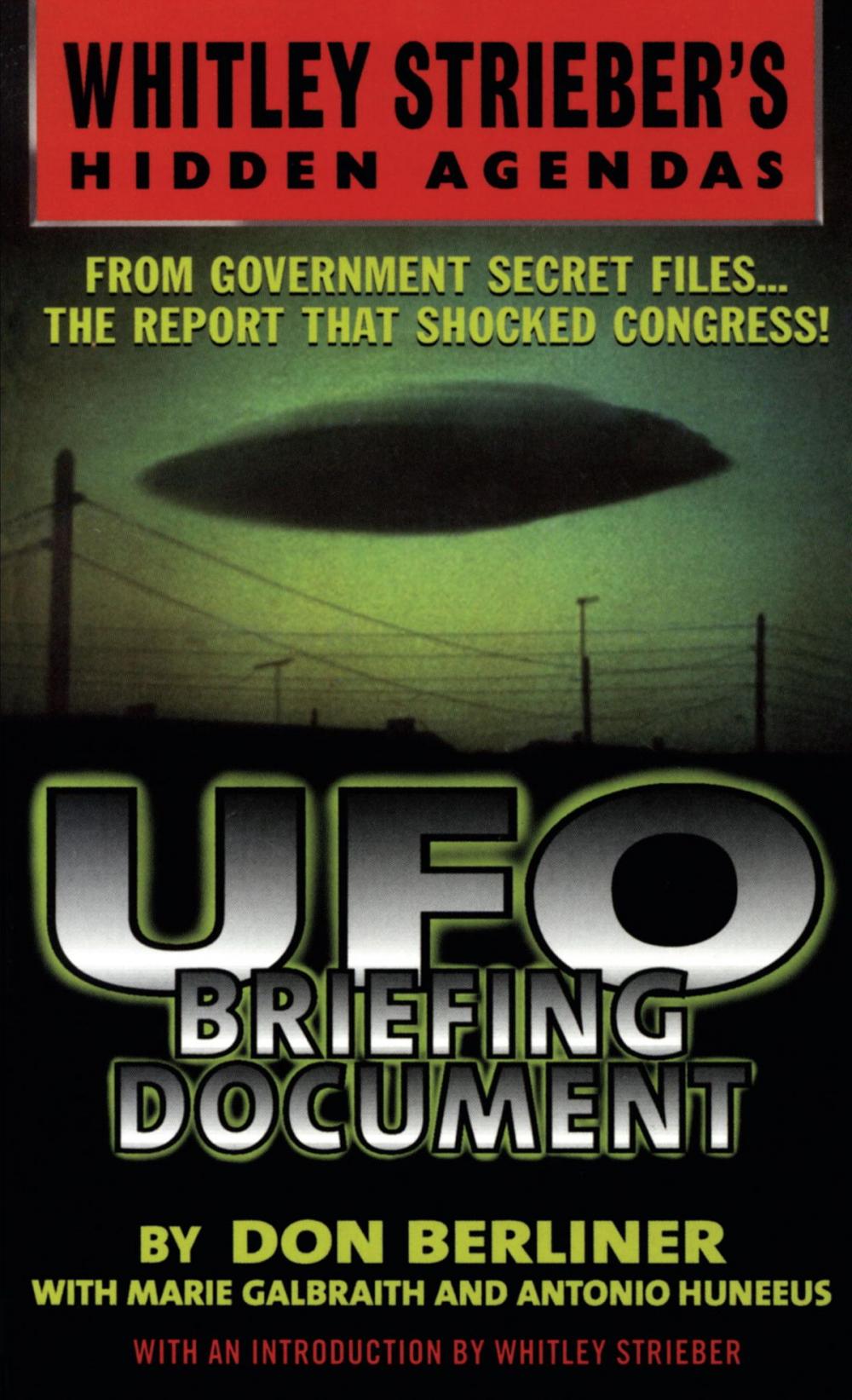 Big bigCover of UFO Briefing Document