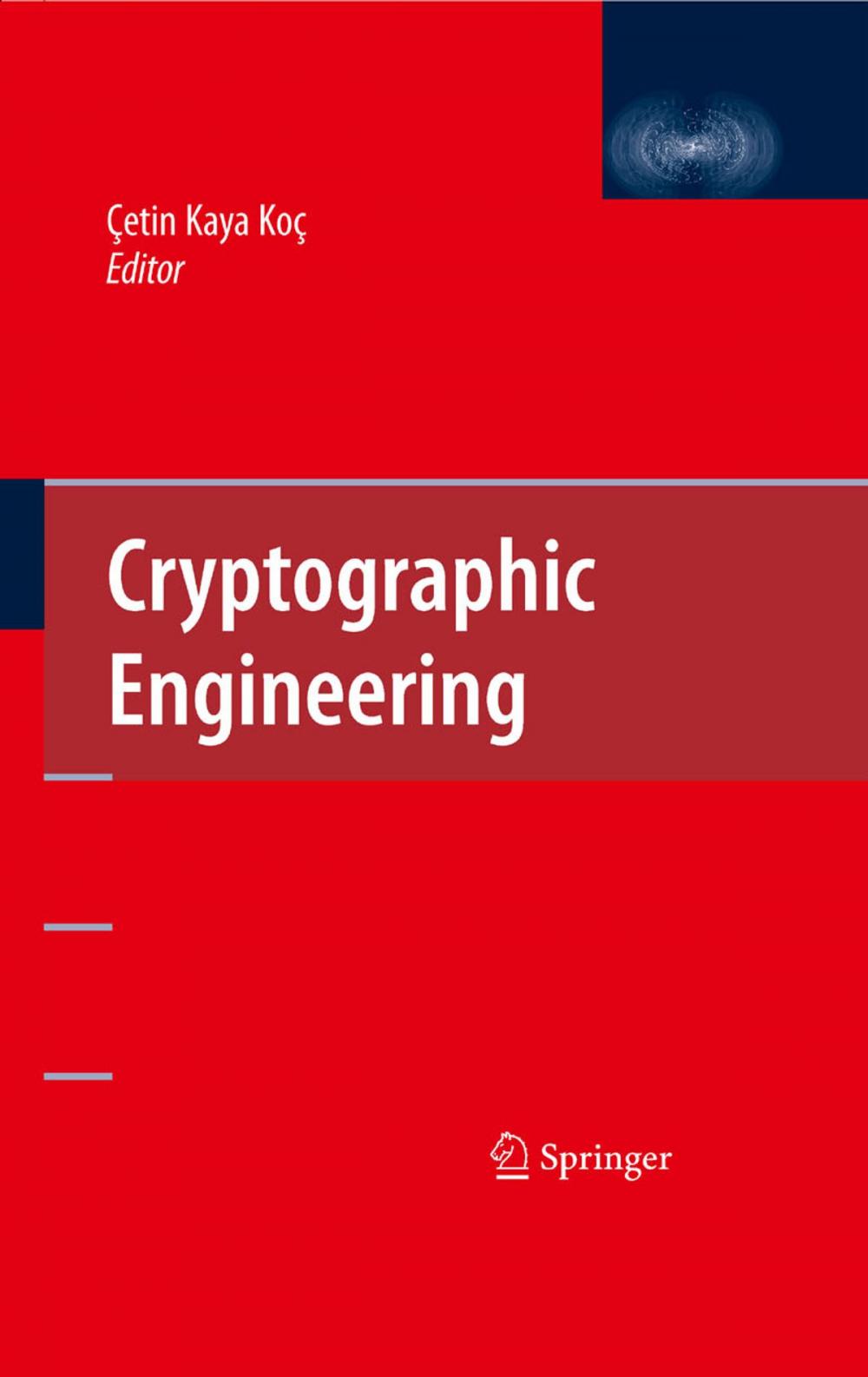Big bigCover of Cryptographic Engineering