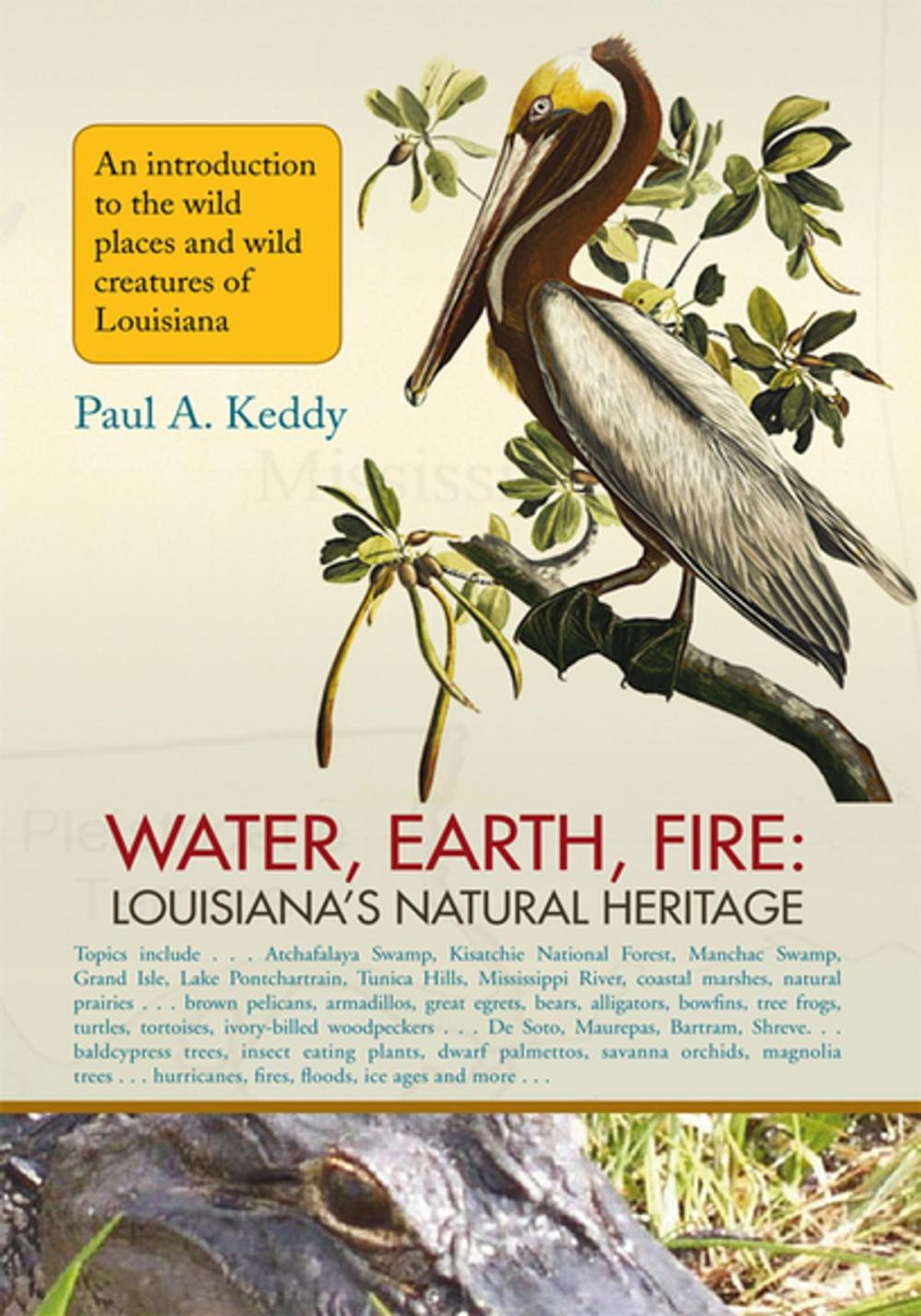 Big bigCover of Water, Earth, Fire: Louisiana's Natural Heritage