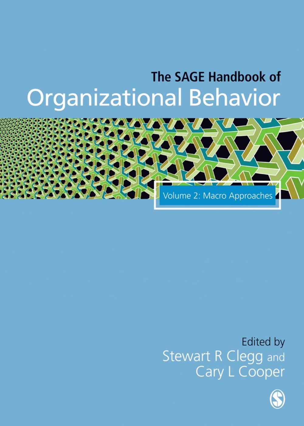 Big bigCover of The SAGE Handbook of Organizational Behavior