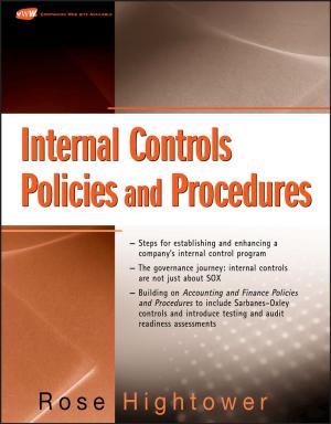 Cover of the book Internal Controls Policies and Procedures by CCPS (Center for Chemical Process Safety)