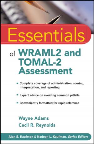 Cover of the book Essentials of WRAML2 and TOMAL-2 Assessment by Andre P. Saadoun