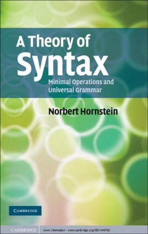 Cover of the book A Theory of Syntax by Carol C. Gould
