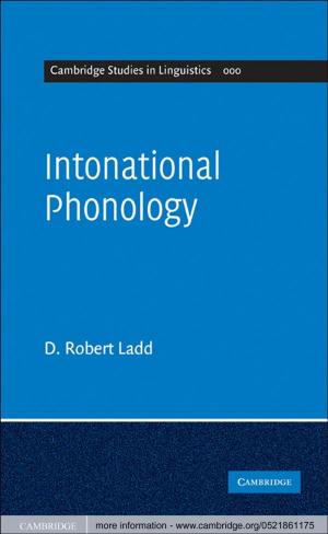 Cover of the book Intonational Phonology by Professor Chiara Bottici, Professor Benoît Challand