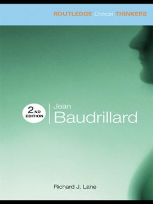 Cover of the book Jean Baudrillard by Michael Pressley, Peter Afflerbach