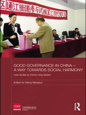 Cover of the book Good Governance in China - A Way Towards Social Harmony by Hedges