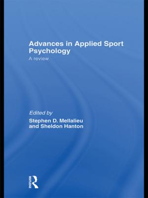 bigCover of the book Advances in Applied Sport Psychology by 