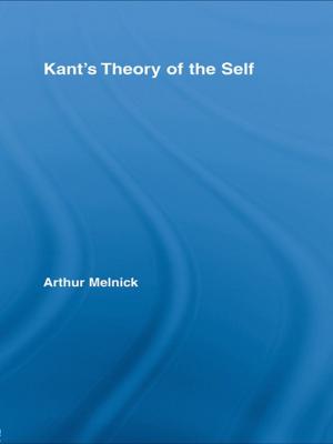 Cover of the book Kant's Theory of the Self by Jamil Jreisat, Zaki R. Ghosheh