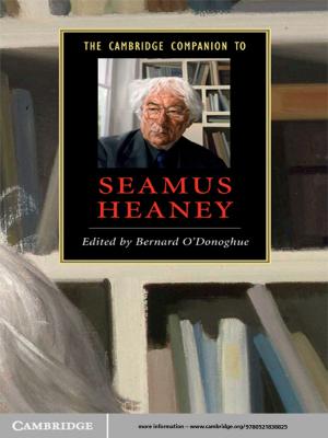 Cover of the book The Cambridge Companion to Seamus Heaney by Ronald Stoyan, Stefan Binnewies, Susanne Friedrich