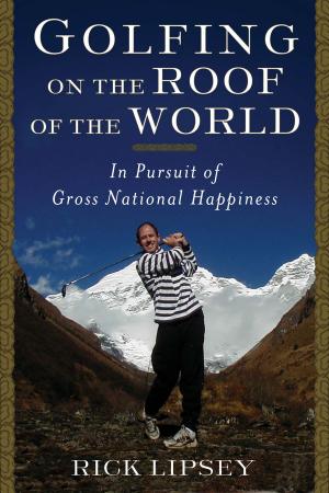 Cover of the book Golfing on the Roof of the World by Teaching Assistant Chris Drew, Assistant Professor of Creative Writing Joseph Rein, Teaching Assistant David Yost
