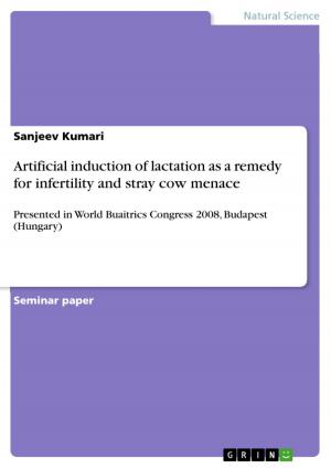 Cover of the book Artificial induction of lactation as a remedy for infertility and stray cow menace by Philipp Müller