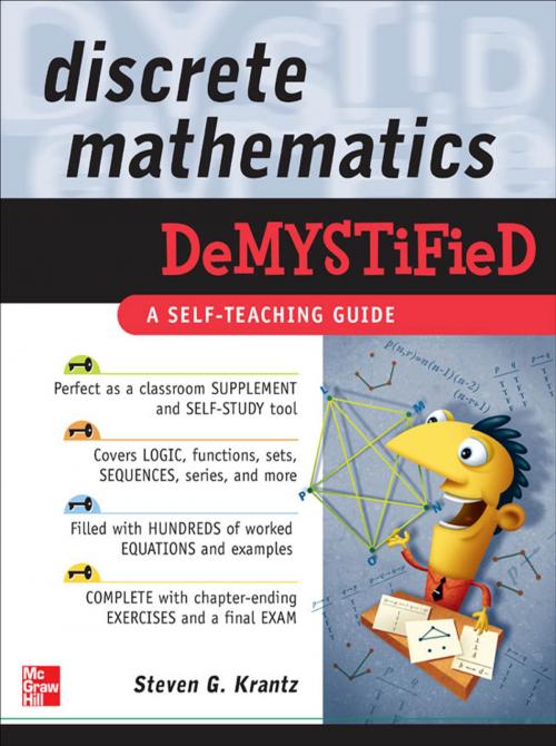 Cover of the book Discrete Mathematics DeMYSTiFied by Steven G. Krantz, McGraw-Hill Education
