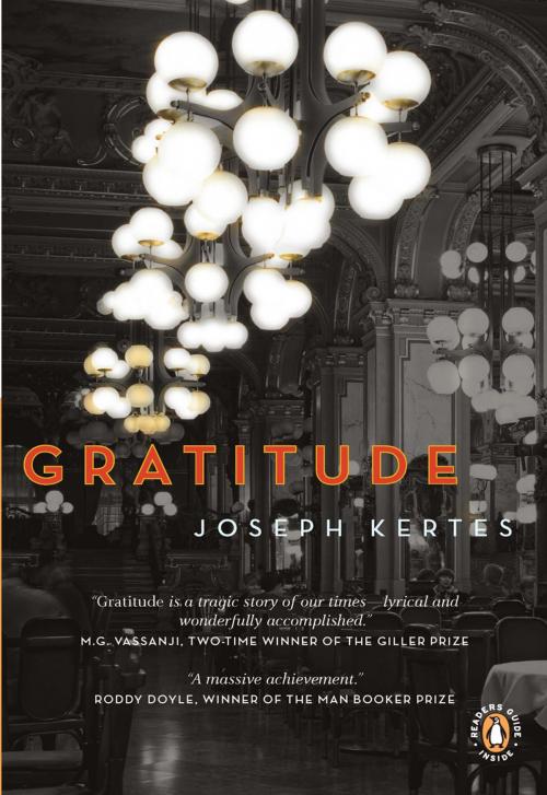 Cover of the book Gratitude by Joseph Kertes, Penguin Canada