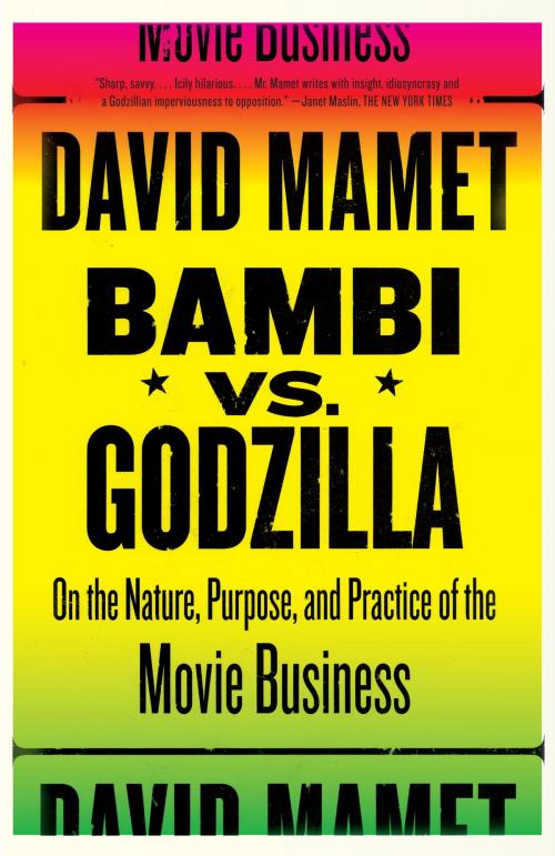 Cover of the book Bambi vs. Godzilla by David Mamet, Knopf Doubleday Publishing Group