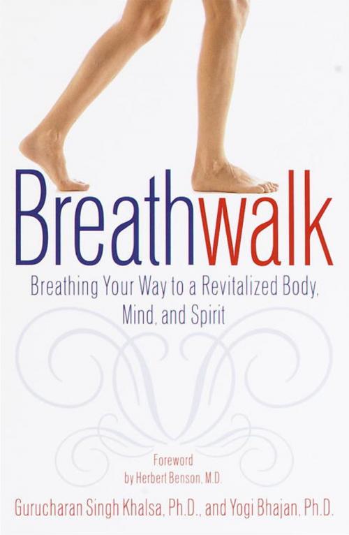 Cover of the book Breathwalk by Gurucharan Singh Khalsa, Ph.D., Yogi Bhajan, Ph.D., Potter/Ten Speed/Harmony/Rodale