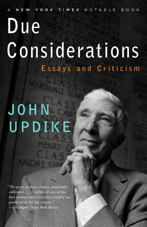 Cover of the book Due Considerations by John Updike, Random House Publishing Group