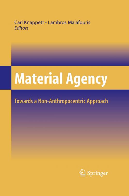 Cover of the book Material Agency by , Springer US