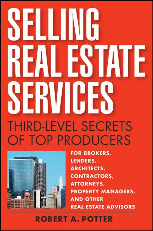 Cover of the book Selling Real Estate Services by Robert A Potter, Wiley