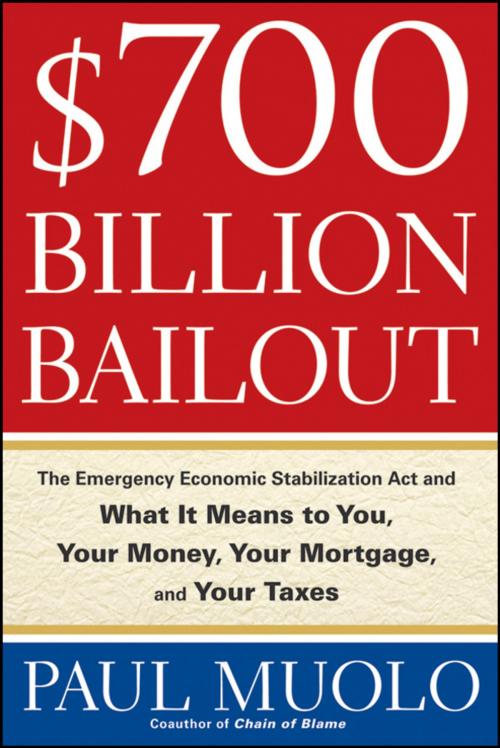 Cover of the book $700 Billion Bailout by Paul Muolo, Wiley