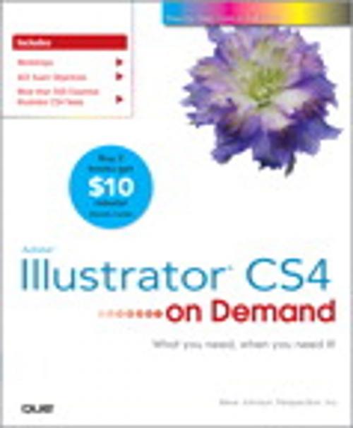 Cover of the book Adobe Illustrator CS4 on Demand by Steve Johnson, Perspection Inc., Pearson Education