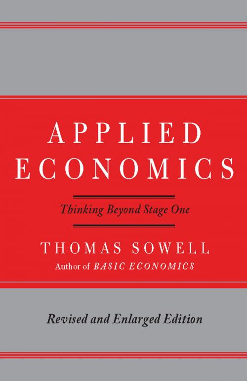 Cover of the book Applied Economics by Thomas Sowell, Basic Books