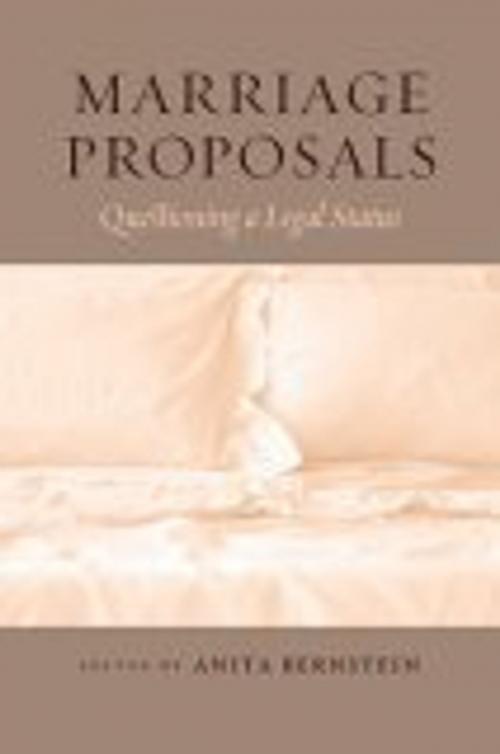 Cover of the book Marriage Proposals by , NYU Press