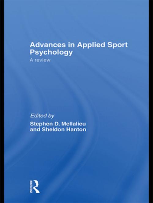 Cover of the book Advances in Applied Sport Psychology by , Taylor and Francis