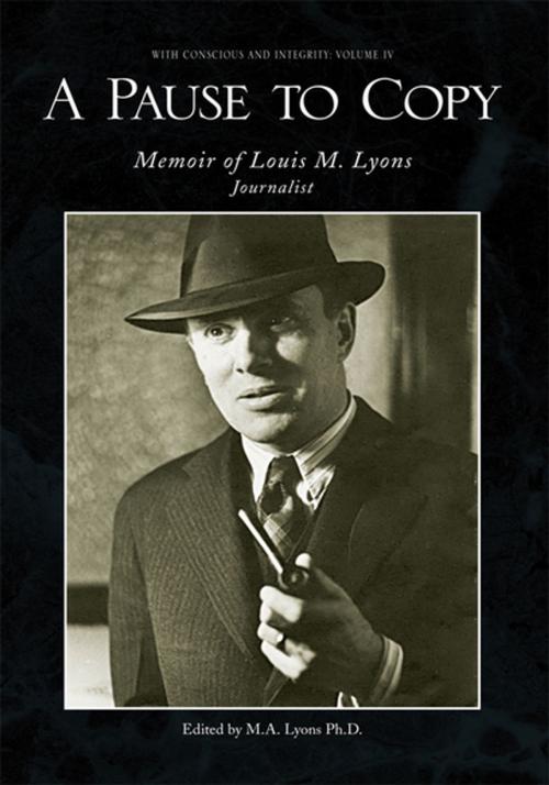 Cover of the book A Pause to Copy by Franklyn Grace Lyo, M.A. Lyons, Xlibris US