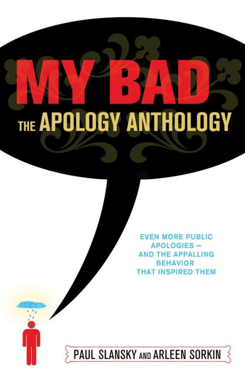 Cover of the book My Bad by Arleen Sorkin, Paul Slansky, Bloomsbury Publishing