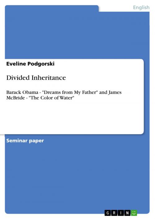 Cover of the book Divided Inheritance by Eveline Podgorski, GRIN Publishing