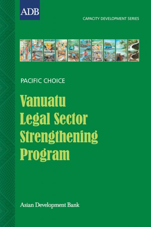 Cover of the book Vanuatu Legal Sector Strengthening Program by Henry Vira, Asian Development Bank