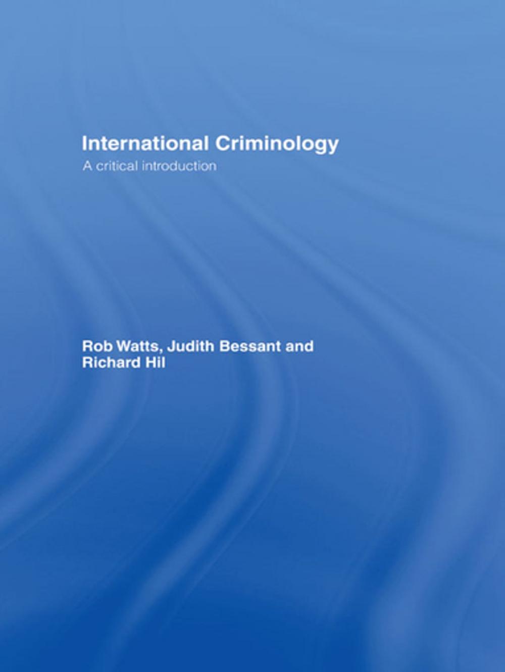 Big bigCover of International Criminology