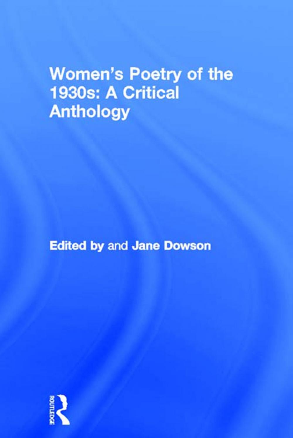 Big bigCover of Women's Poetry of the 1930s: A Critical Anthology