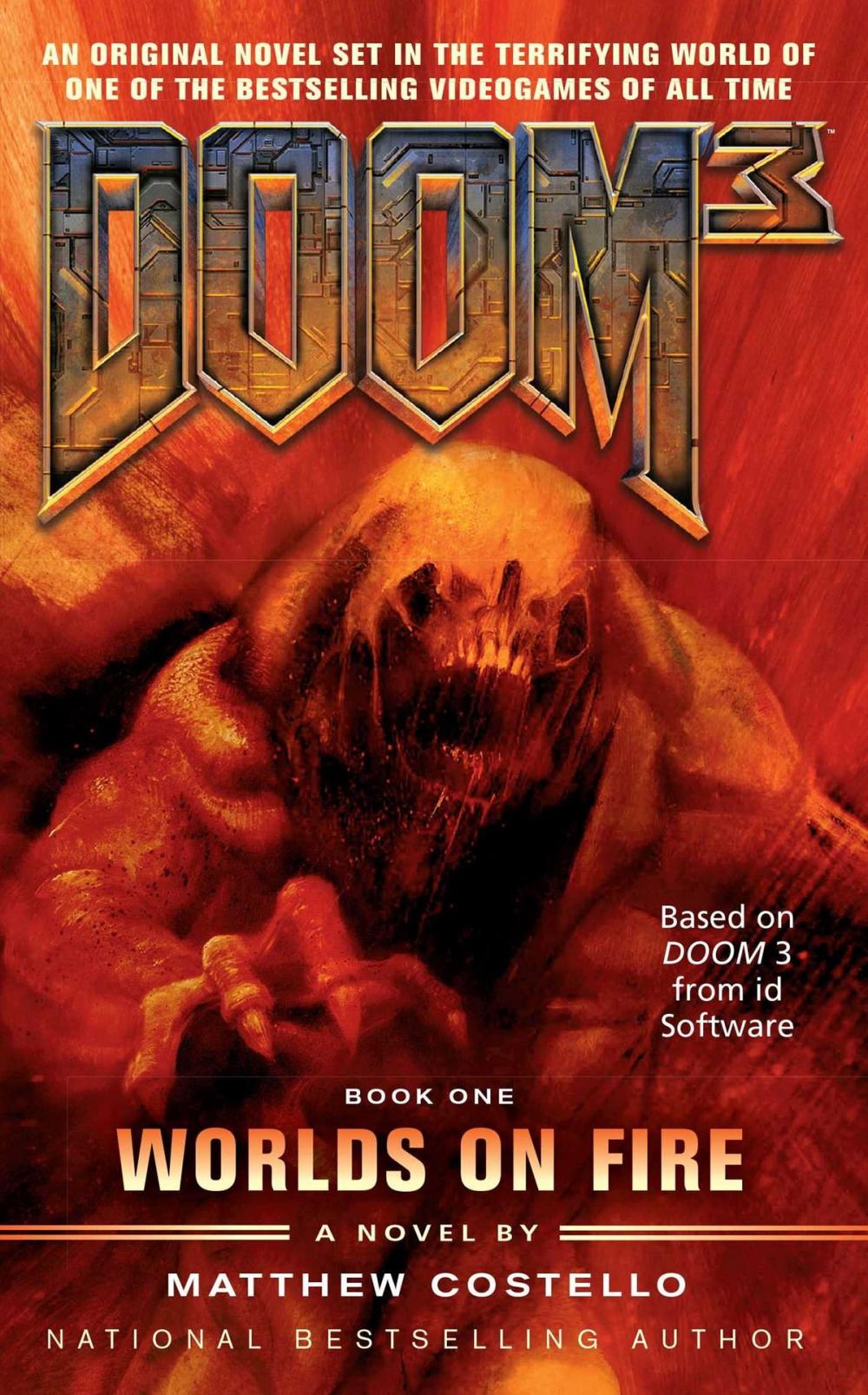 Big bigCover of Doom 3: Worlds on Fire