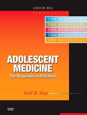 Book cover of Adolescent Medicine E-Book